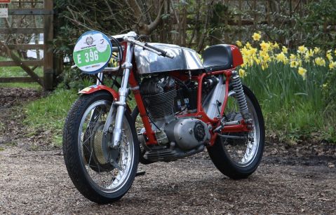 A picture of a classic Ducati