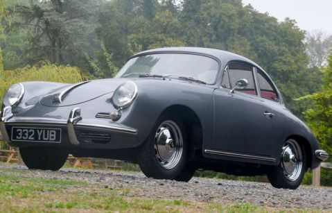 A picture of a classic Porsche